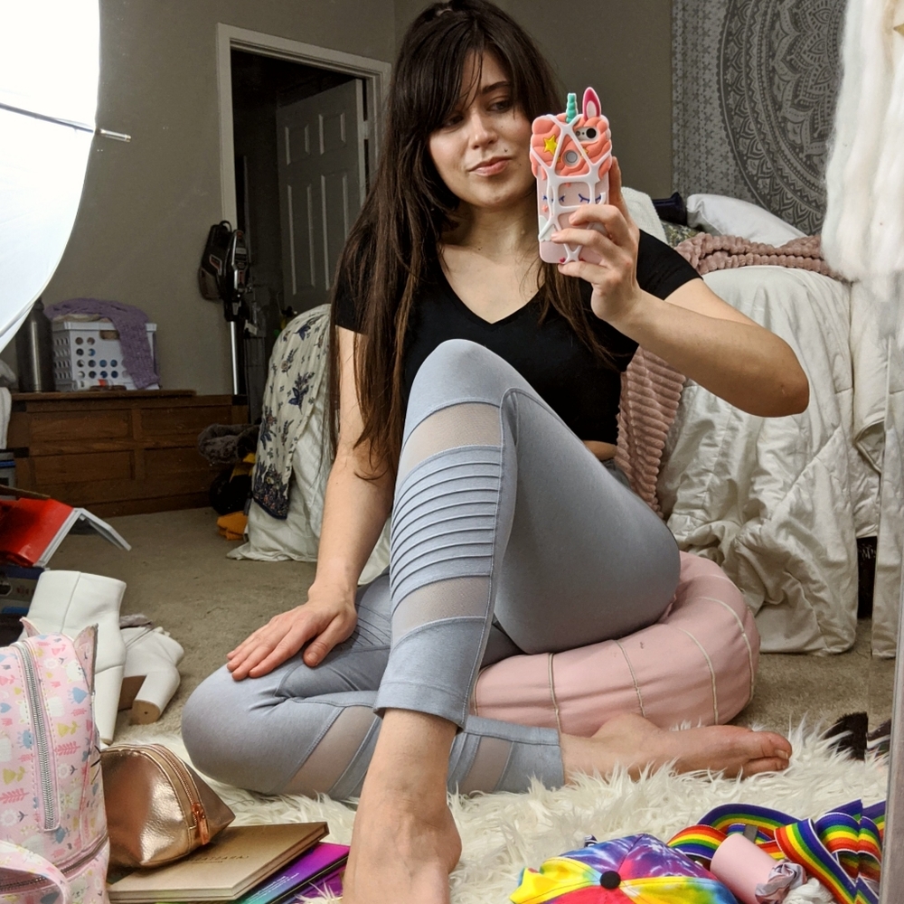 Heather Grey Yoga Pants